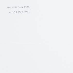 Image result for Chris Stapleton Starting Over Words