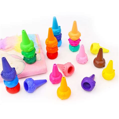 Little Fingers Zoo Buddy Crayons (Set Of 24) – Popup Kids