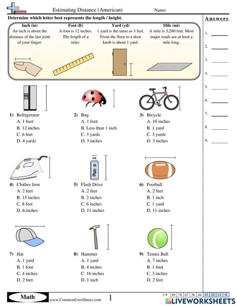Image result for Customary Units Examples