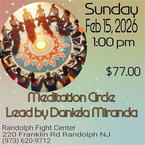 Guided Meditation Circle w Daniela Miranda , 220 Franklin Road, Unit P ...