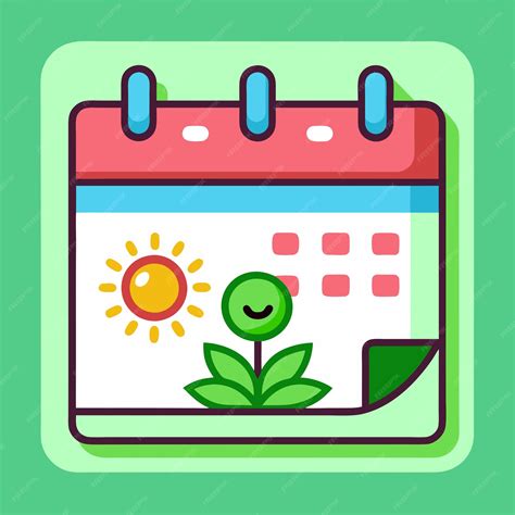 Calendar clip art and Vector Design With a White Background | Premium ...