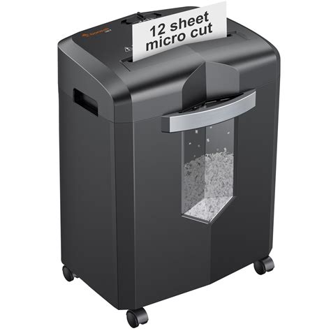 Buy Bonsaii 12-Sheet Micro Cut Paper Shredder, Heavy Duty Shredder for ...