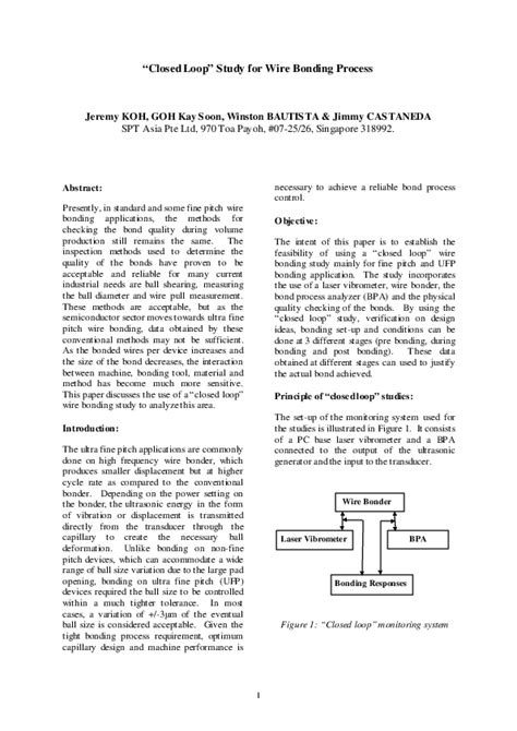 Image result for Wire Bonding Loop