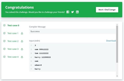 HackerRank Day 8 Solution in Python 的图像结果