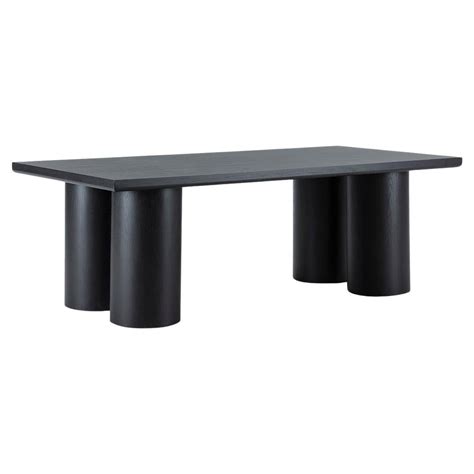 Black Oak Dining Table by Thai Natura For Sale at 1stDibs