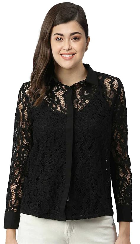 ORIEX THE ORIGINAL FASHION Girls Full Sleeves net Shirt Style top-100 ...