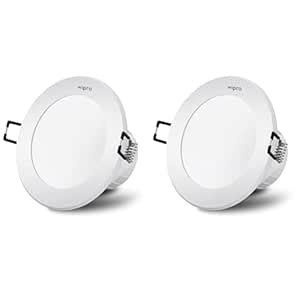 wipro Aluminium Garnet 5W Round Downlight Junction Box | Red | Glare ...