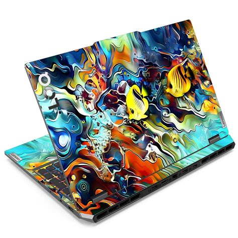 Shop Colorful Explosion Abstract Art Laptop Skin for Lenovo LOQ | Buy ...