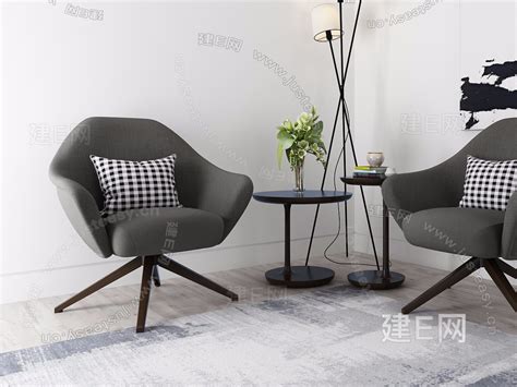 北欧 轻奢风 设计师茶几组合 休闲椅沙发边茶几 铁艺烤漆设计家具定制