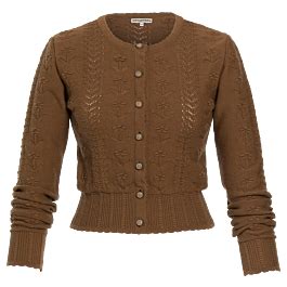 Rosi Cardigan nougat - Knitwear by Lena Hoschek