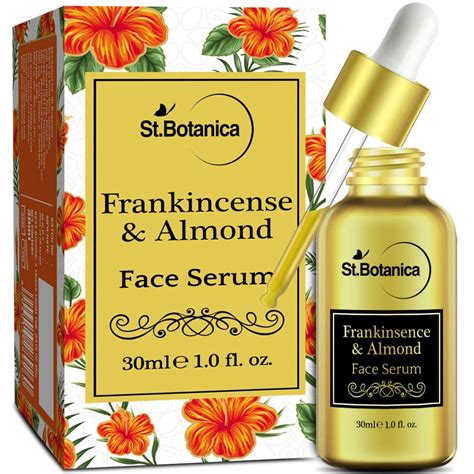 St.Botanica Frankincense & Almond Face Serum - 30 ml - Anti Aging, Acne ...