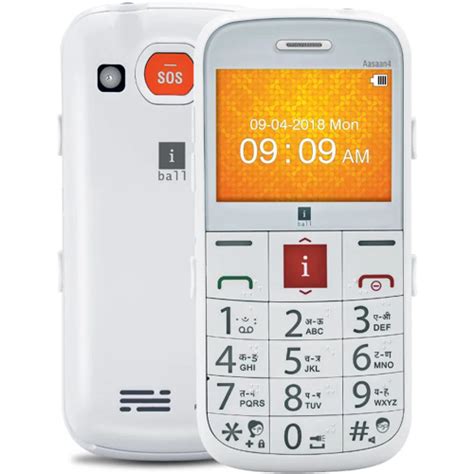 iBall Aasaan 4 - Price in India, Specifications & Features | Mobile Phones