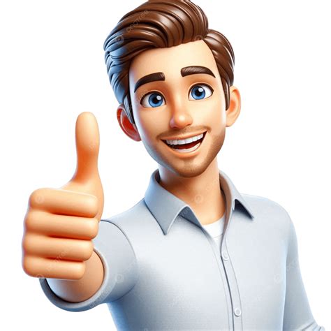 Happy Person Clip Art Thumbs Up