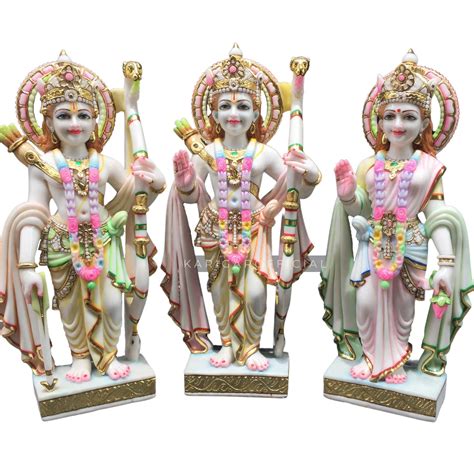 Ram Darbar Statue 24 Inches Hand Painted Marble Ram Darbar | Desertcart KSA