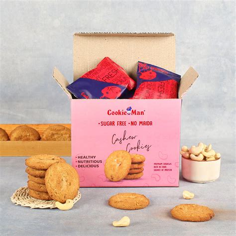 Sugar Free Cashew Cookies - 250g – CookieMan