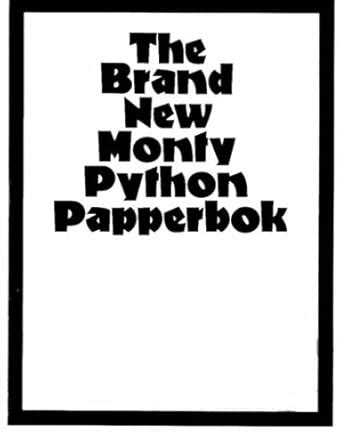 Brand New "Monty Python" Papperbok : Chapman, Graham, etc.: Amazon.in ...