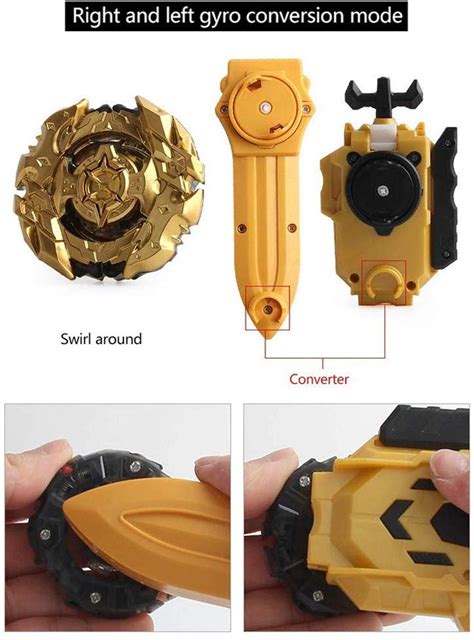 XIXI-POPOMT 12 Pcs Gyros Burst Turbo Gyros Top Evolution Metal Fusion ...