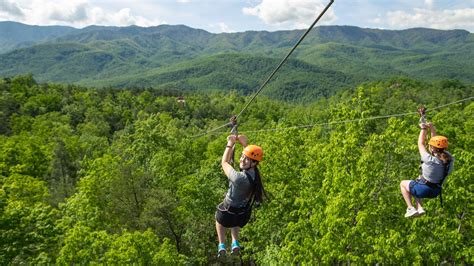 Pigeon Forge Zipline Tour in Gatlinburg, Smoky Mountains Atv Riding, Top Tours, Mountain ...