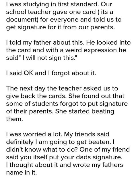 Write a short paragraph on an unforgettable incident that happened in ...