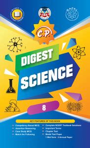 CBSE Class 8 Science Cp Digest (Includes Case Study and Competency ...