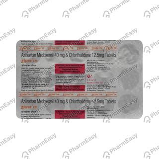 Zilzox Ch 40/12.5mg Strip Of 15 Tablets: Uses, Side Effects, Price ...