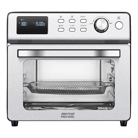 AMERICAN MICRONIC -Air Fryer Oven-Digital- 25 Litre, 12 Preset Menus ...