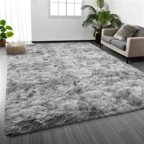 Amazon.com: Deerhoo Large Shag Area Rugs 5 x 8, Tie-Dyed Plush Fuzzy ...
