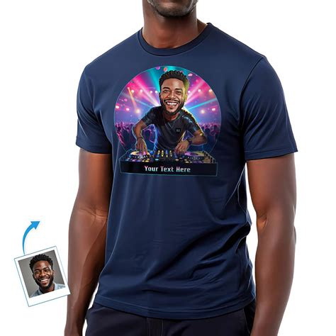 Custom Men's DJ T-Shirt – Personalized Music Lover Gift, Party & Event Wear