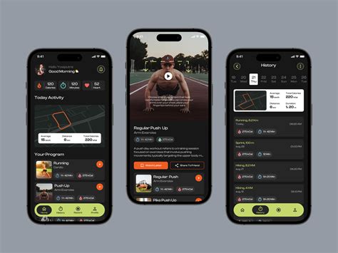 Yoss Track - Fitness Tracker App | App design trends, Fitness tracker ...