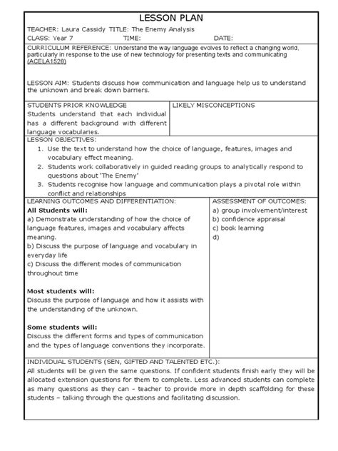 Assignment Lesson Plan 的图像结果