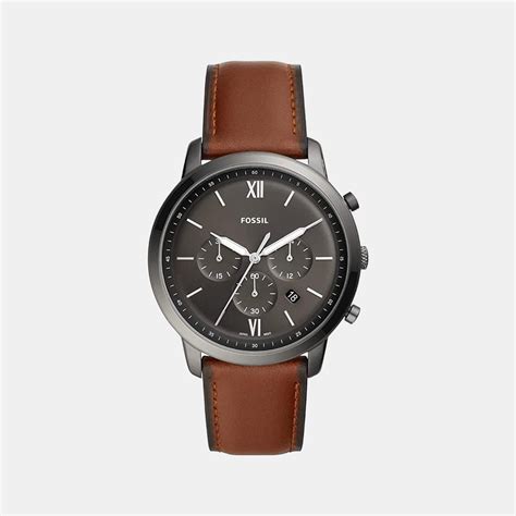 Fossil Neutra Chrono Men Grey Chronograph Watch FS5512 – Just In Time