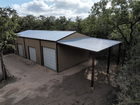 RMB3 - 30x60 Red Iron Metal Building | WolfSteel Buildings