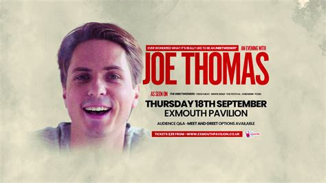 Joe Thomas Live in Exmouth – Celebrating 17 Years of The Inbetweeners ...