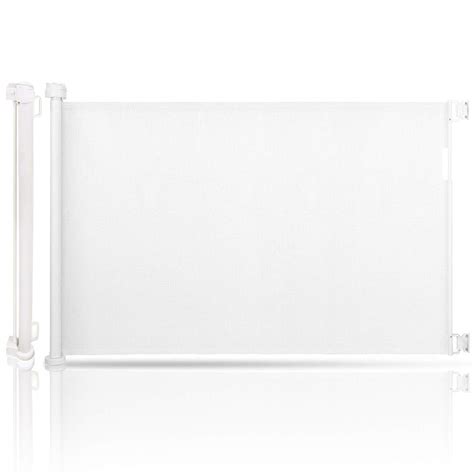 Retractable Baby Gate 0-180cm, Extra Wide Stair Gate for Baby/Pets, One ...