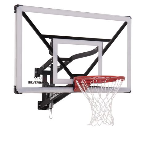 Silverback NXT 54" Wall Mounted Adjustable-Height Basketball Hoop with ...