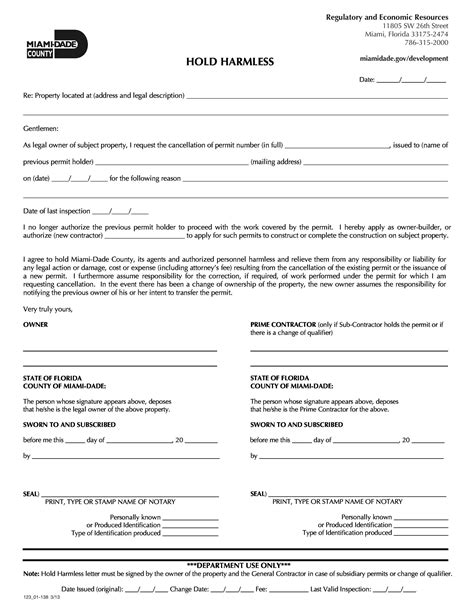 40+ Hold Harmless Agreement Templates (Free) ᐅ TemplateLab