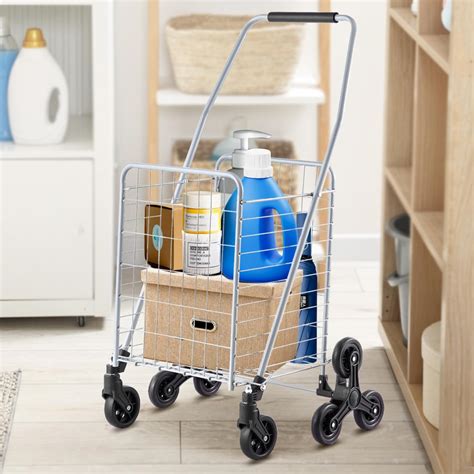 VEVOR Grocery Shopping Cart, 45L Stair Climbing India | Ubuy