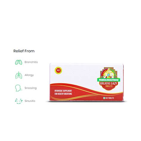 Pankajakasthuri Breathe Eazy, 60 Tablets – ClickOnCare