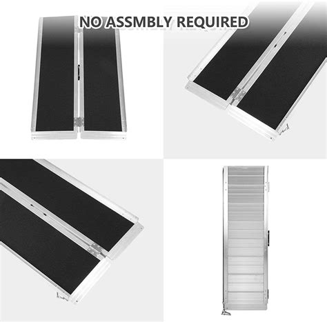 Buy 4Ft Portable Wheelchair Ramp Aluminum(26.5LBS), Lightweight And ...