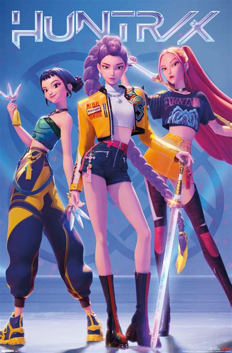 Netflix KPop Demon Hunters (2025) - Huntrix Hero Group Wall Poster, 22. ...