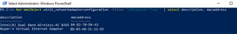 Image result for Powershell Get Mac Command