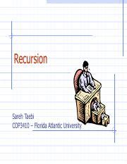 Introduction of Recursion 的图像结果