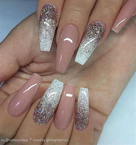 Pink Nude Acrylic Nails