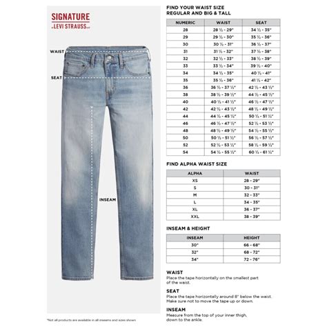 Levis Size Conversion Chart Women'S - AllConversionCharts.com
