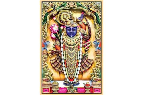 Best Srinathji Yamunaji Mahaprabhuji Painting On canvas 236