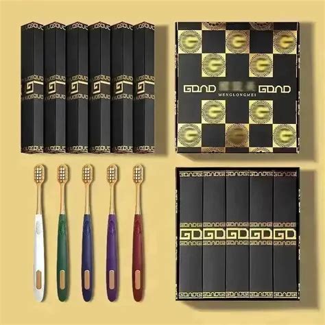 Black Gold Luxe Premium Toothbrush Set