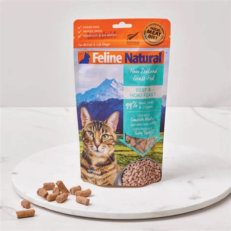 Feline Natural Beef & Hoki Feast Freeze-Dried Cat Food, 3.5-oz bag ...