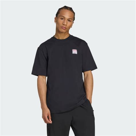 adidas Wabash Loose Tee - Black | Free Shipping with adiClub | adidas US