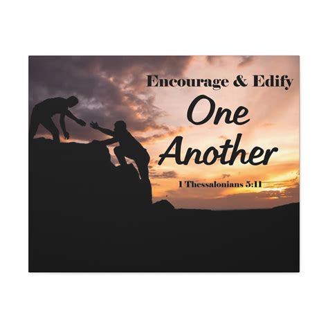 Scripture Walls 1 Thessalonians 5:11 Encourage & Edify One Another ...