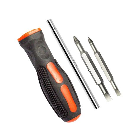 GLUN Flip Over Phillips And Slotted 6 In 1, Flat Interchangeable Head ...